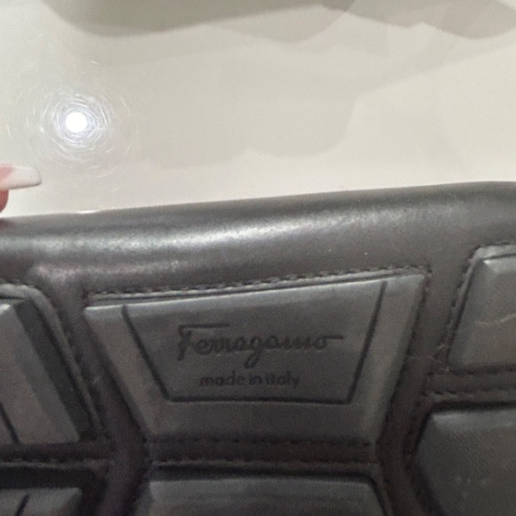 Salvatore Ferragamo Black Leather Bit-Detail Slip-On Loafers main image 7